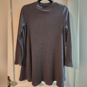 Slate tunic sweater